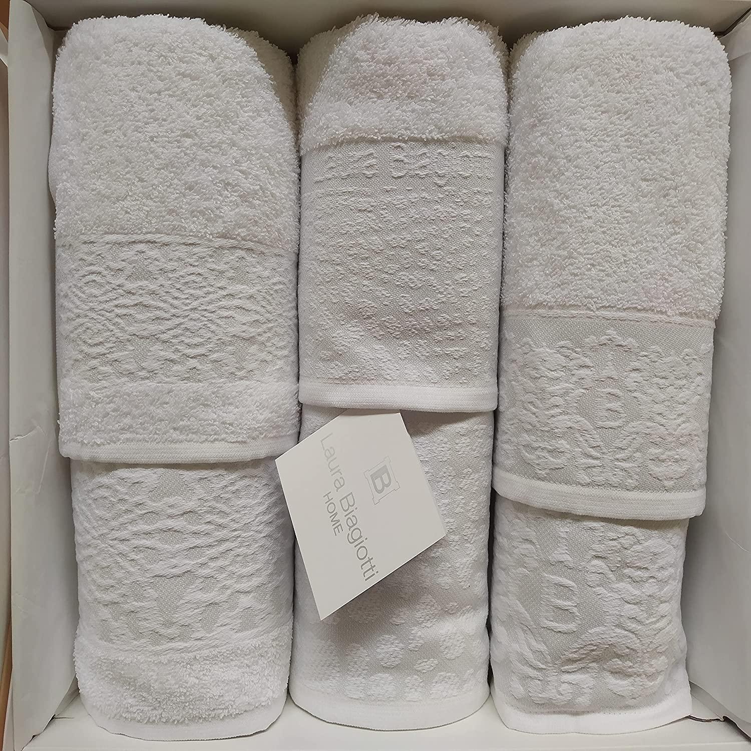 Laura Biagiotti Set 3+3 Asciugamani Alisia D36 - Passarelli Biancheria