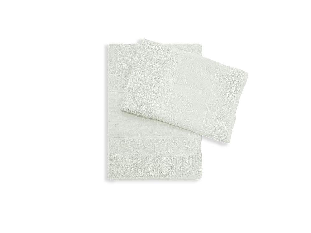 Daylight Set Asciugamani con Tela Aida 1+1 Spugna Alessandra D90 - Passarelli Biancheria