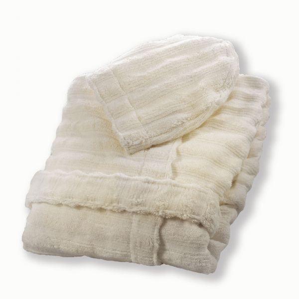 Mirabello Carrara Accappatoio con Cappuccio Luxury S69 - Passarelli Biancheria