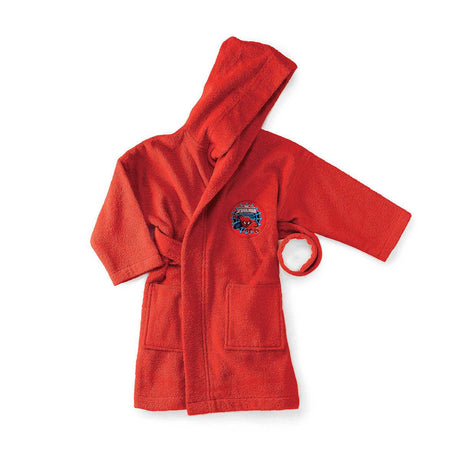 Bassetti Spiderman Red Accappatoio spugna per bambino D30 - Passarelli Biancheria