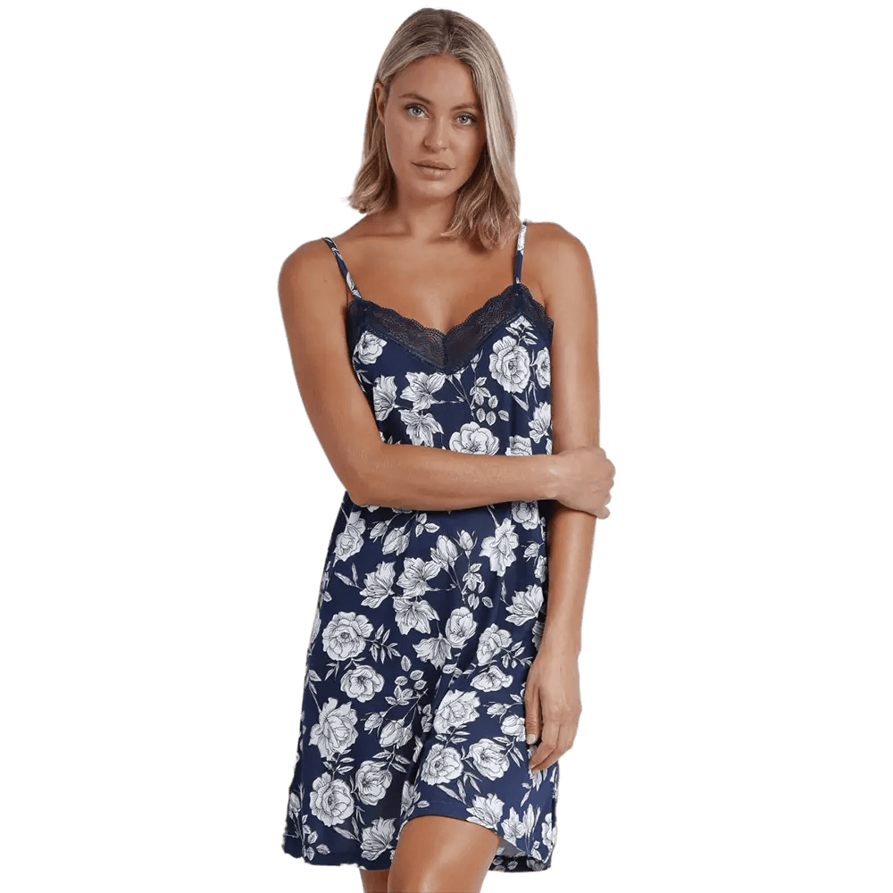 Admas Camicia da Notte a Bretelle da Donna in Viscosa 61120 S23 - Passarelli Biancheria