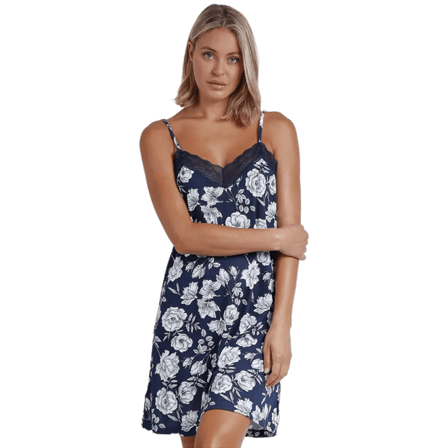 Admas Camicia da Notte a Bretelle da Donna in Viscosa 61120 S23 - Passarelli Biancheria