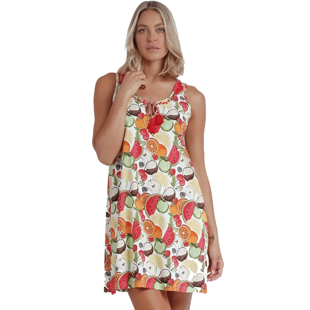 Admas Camicia da Notte per Donna a Spalline 61108 S23 - Passarelli Biancheria