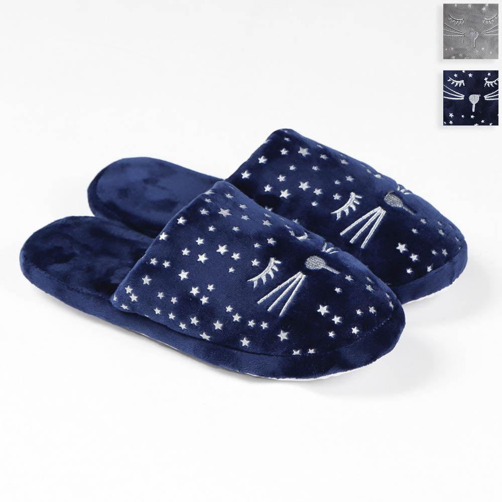 Admas Pantofole | Ciabatte Invernali in Coral Pile da Donna 59085 S11 - Passarelli Biancheria