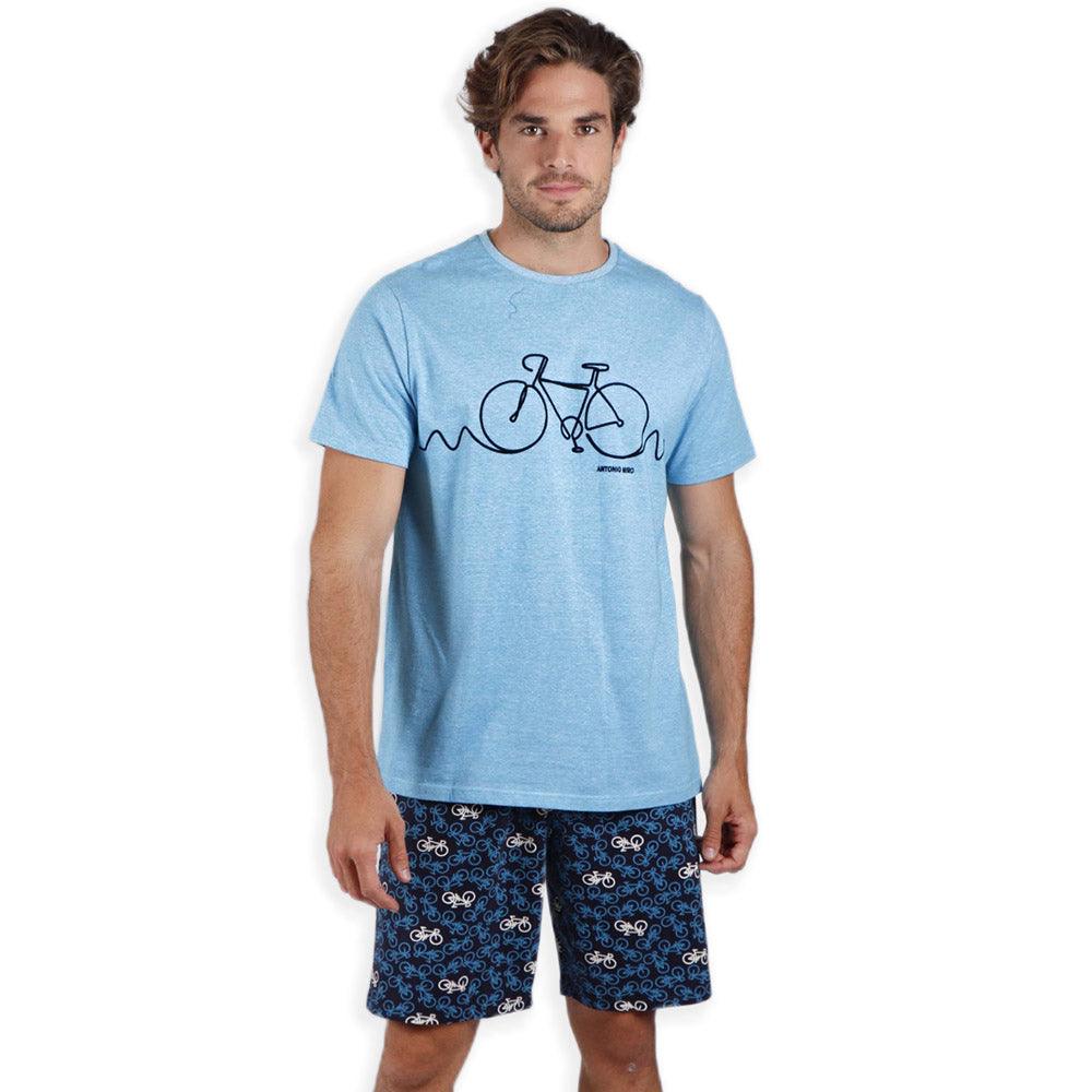 Admas Pigiama Estivo Corto da Uomo 55250 S26 - Passarelli Biancheria
