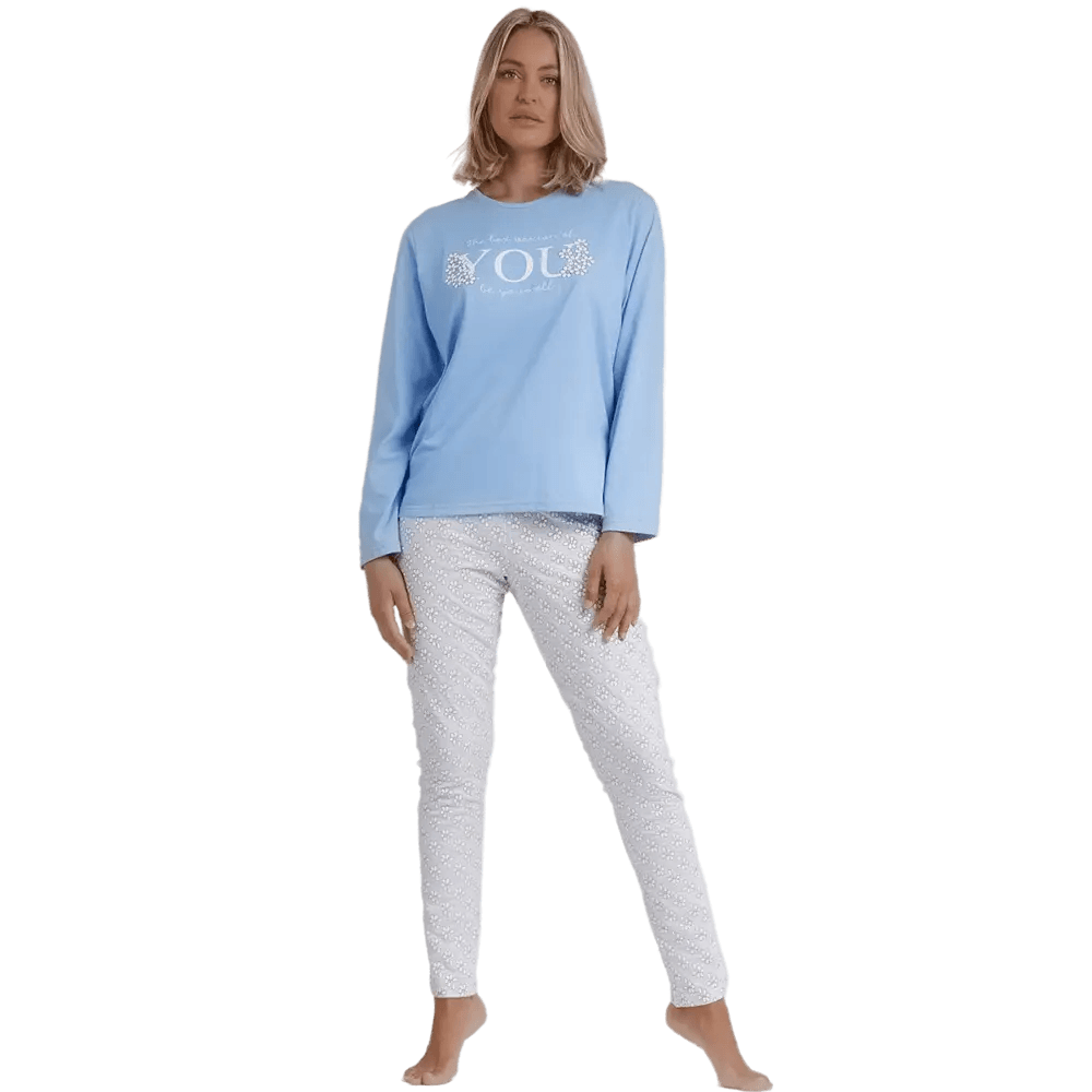 Admas Pigiama da Donna Cotone Leggero 60113 S28 - Passarelli Biancheria