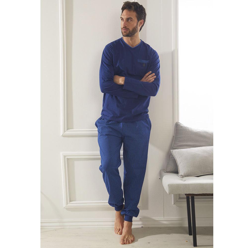 Admas Pigiama da Uomo in Caldo Cotone 55321 S28 - Passarelli Biancheria