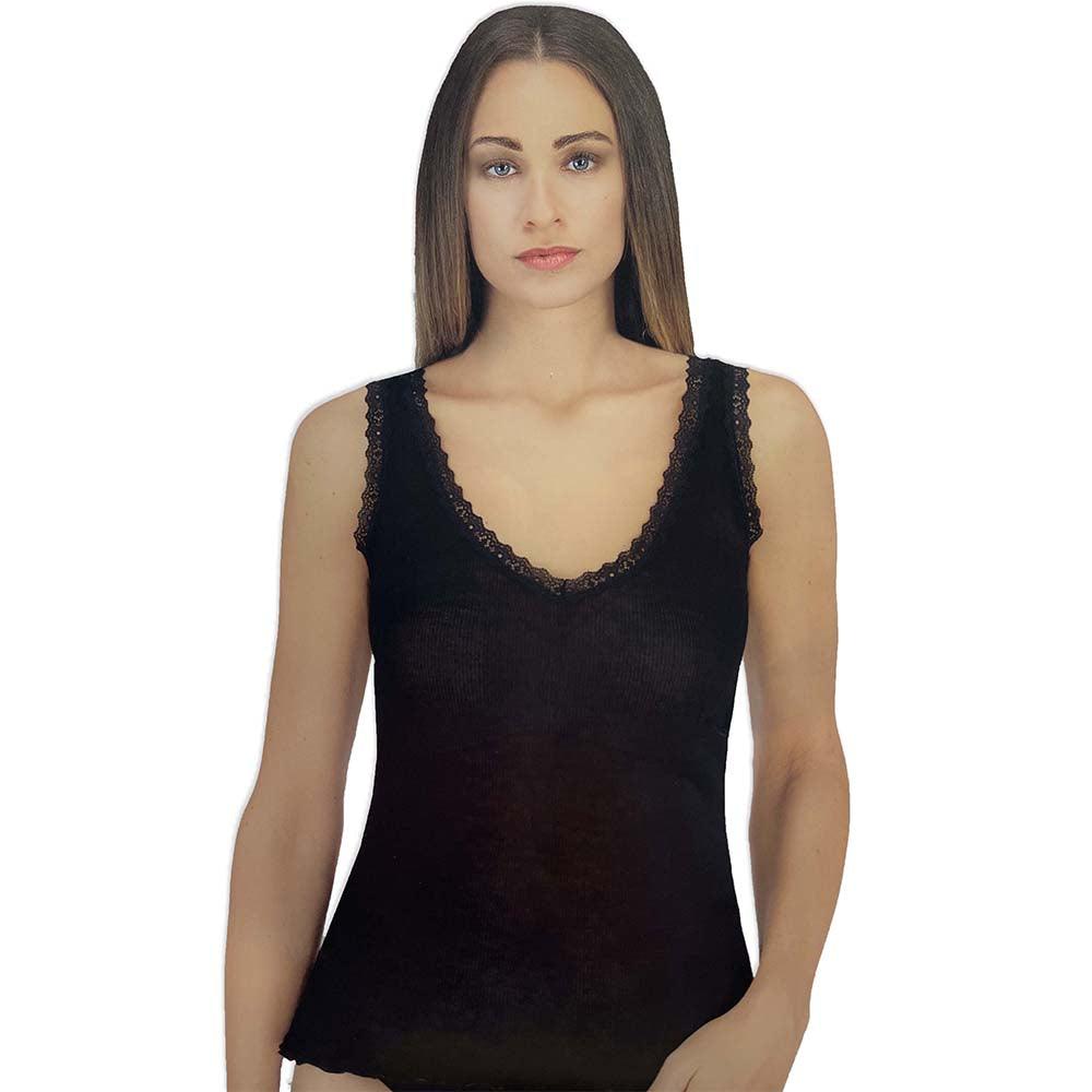 Antonella Canottiera da Donna Spalla Larga in Micro Modal 63319 S17 - Passarelli Biancheria