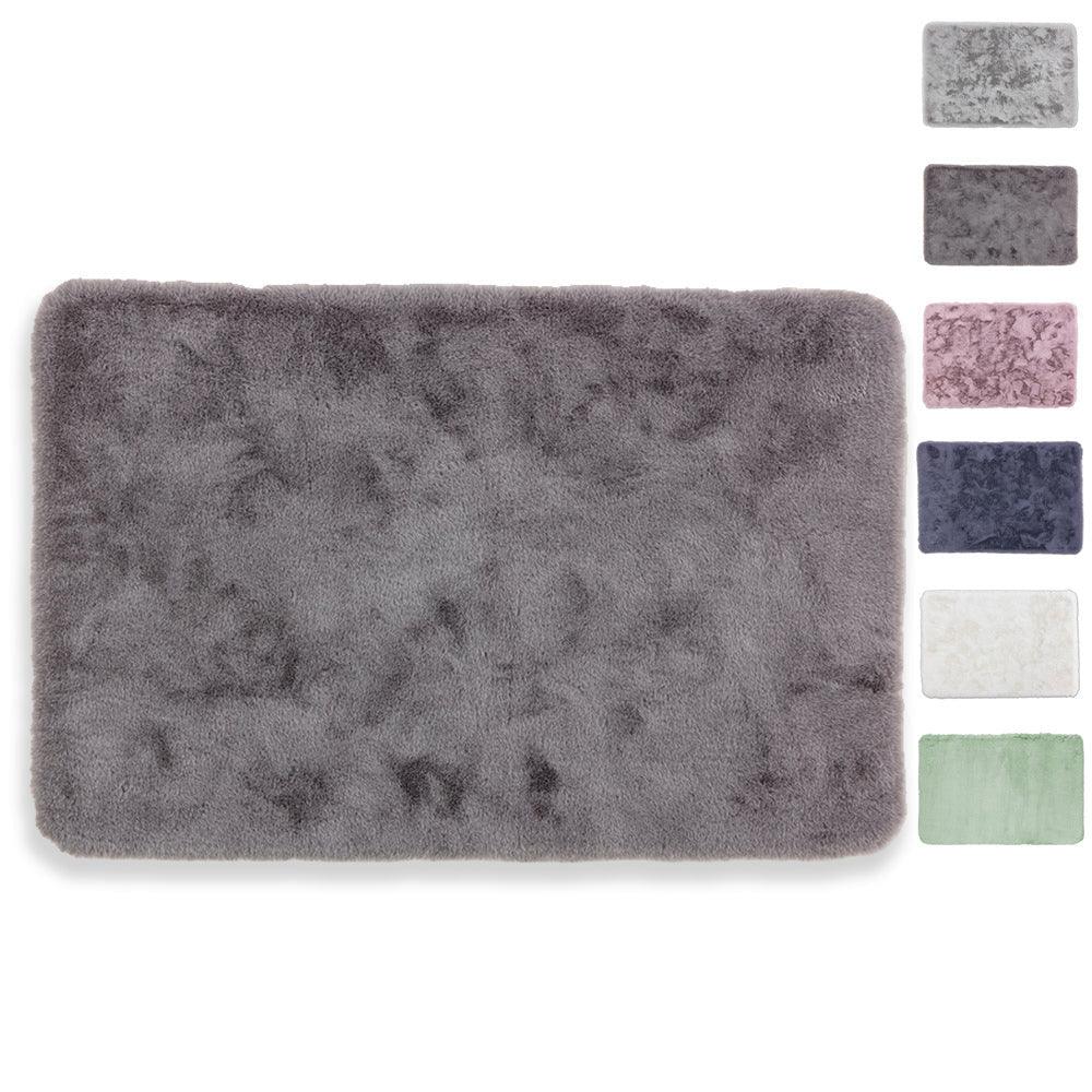 Arte Tappeti Tappeto Fiji Effetto Pelliccia Retro Gommato anti Scivolo - Varie Dimensioni - Passarelli Biancheria