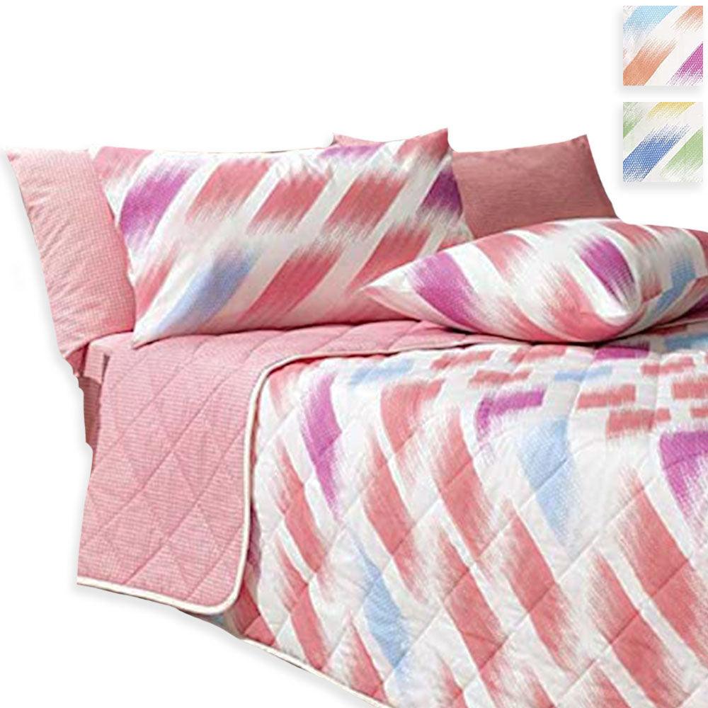 Bassetti Completo lenzuola Singolo Slating con Doppie Federe S35 - Passarelli Biancheria