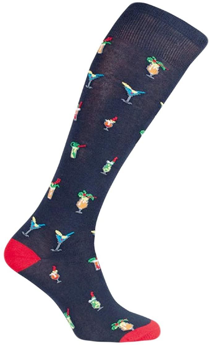 Officine Tessili Calza Lunga in Caldo Cotone disegno Cocktail OT20W18 S66 - Passarelli Biancheria