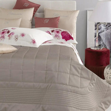 Blumarine Copriletto Trapuntato Matrimoniale Note Blu B455 - Passarelli Biancheria