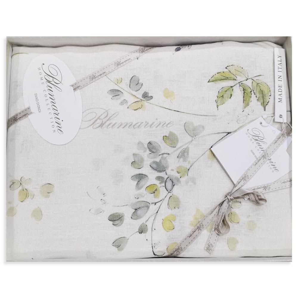 Blumarine Tovaglia in Lino Stampata 12 Posti Petite Colibrì 61328 S150 - Passarelli Biancheria