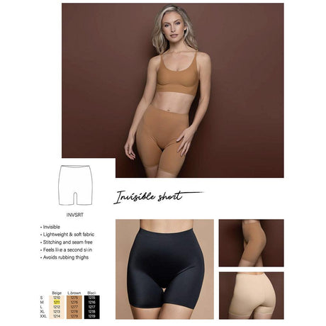 Bye Bra Light Control Invisible Short S20 - Passarelli Biancheria
