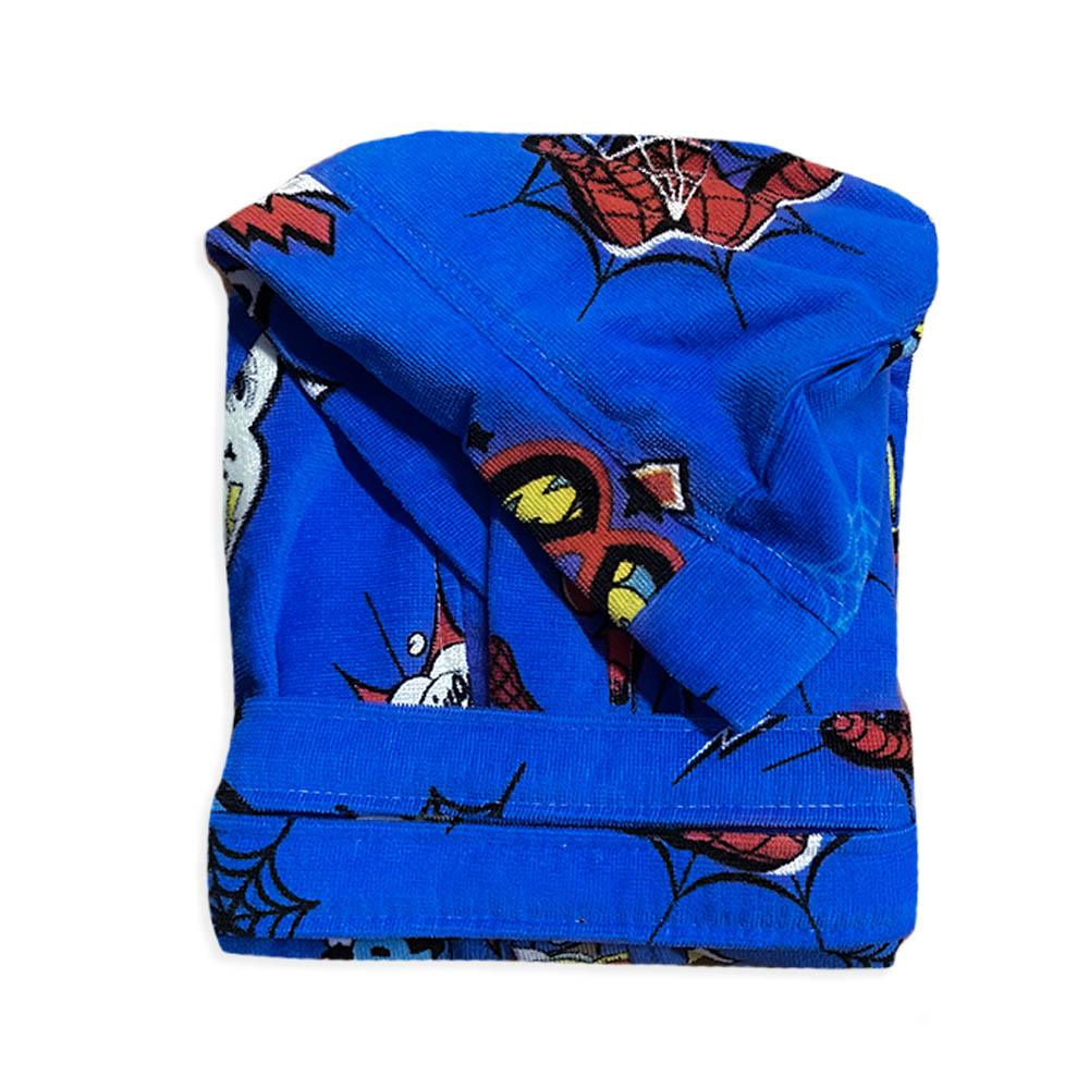 Caleffi Marvel Accappatoio Spugna Spiderman Power D38 - Passarelli Biancheria