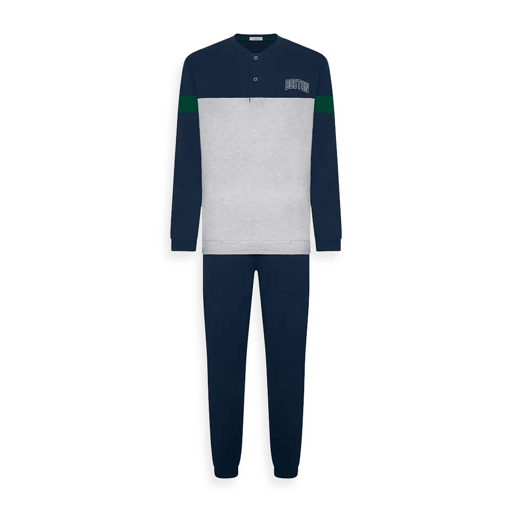 Ragno Pigiama Cotone Leggero da Uomo U653N1 S32 - Passarelli Biancheria