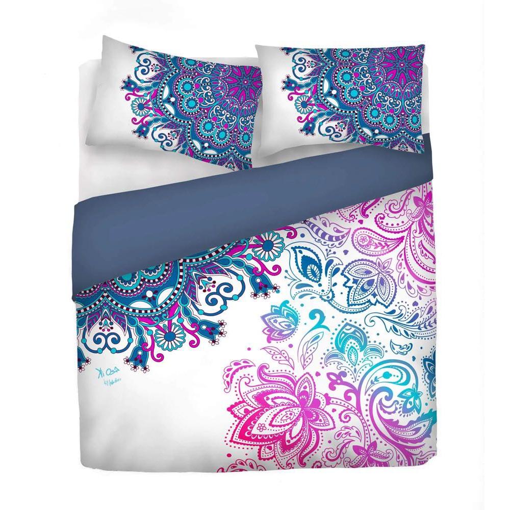 Kiosa Parure Copripiumino Matrimoniale in Cotone kio601 B66 - Passarelli Biancheria