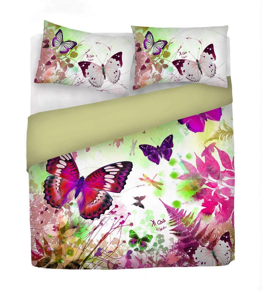 Kiosa Parure Copripiumino Matrimoniale in Cotone kio641 B66 - Passarelli Biancheria