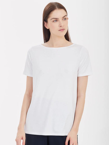 Ragno T-shirt da Donna in jersey di viscosa crêpe D443T7 S34 - Passarelli Biancheria