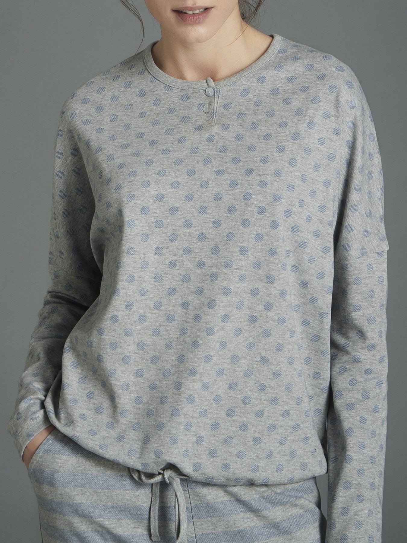 Ragno Pigiama da Donna in Caldo Cotone e Viscosa DA38N1 S50 - Passarelli Biancheria