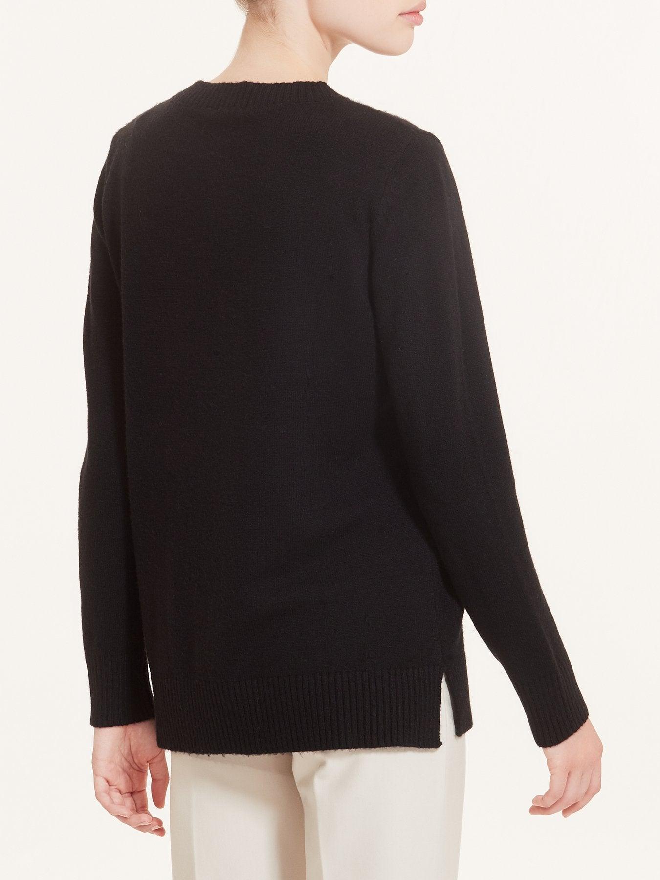 Ragno Maglia Girocollo Invernale Nera da Donna DA93M9 S35 - Passarelli Biancheria