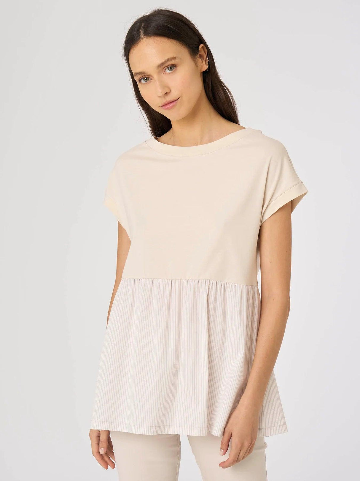 Ragno Maglietta Estiva da Donna in Ultralight e popeline DH03TX S34 - Passarelli Biancheria