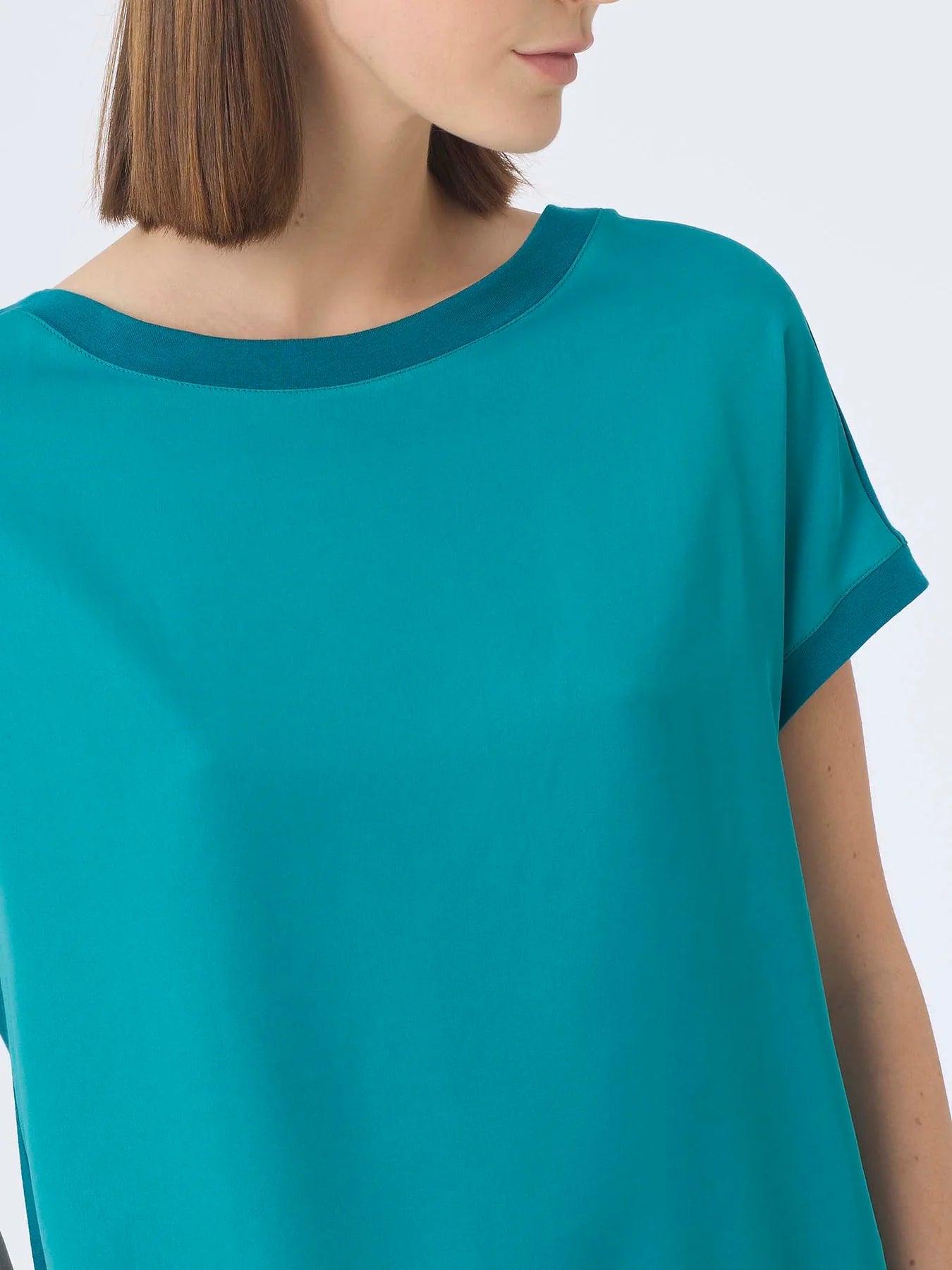 Ragno Maglietta Estiva da Donna in Viscosa Mezze Maniche DI25TX S34 - Passarelli Biancheria