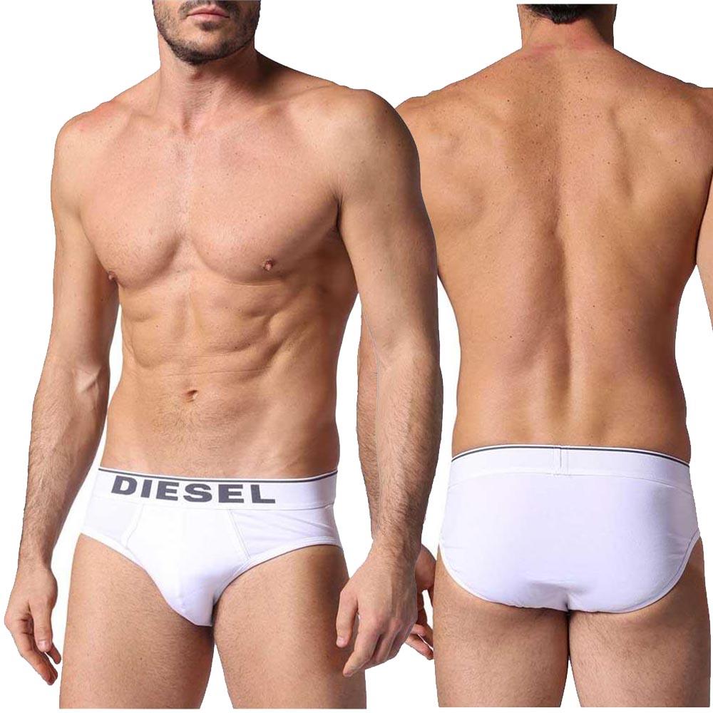 Diesel Confezione 3 Slip Uomo con Elastico Esterno 00SH05 S37 - Passarelli Biancheria