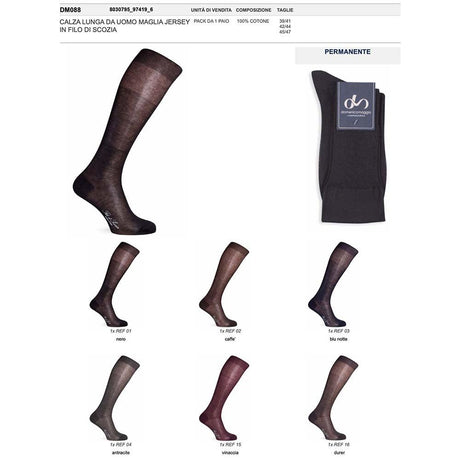 Domenico Maggio Calza Lunga da Uomo in Filo Scozia DM088 S36 - Passarelli Biancheria