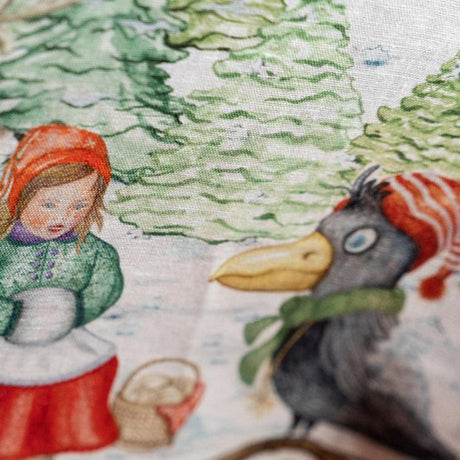 Tessitura Toscana Telerie Tovaglia Natalizia da 12 Posti Elsa D150 - Passarelli Biancheria