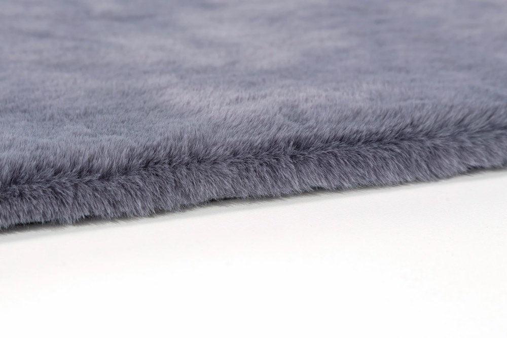 Arte Tappeti Tappeto Fiji Effetto Pelliccia Retro Gommato anti Scivolo - Varie Dimensioni - Passarelli Biancheria