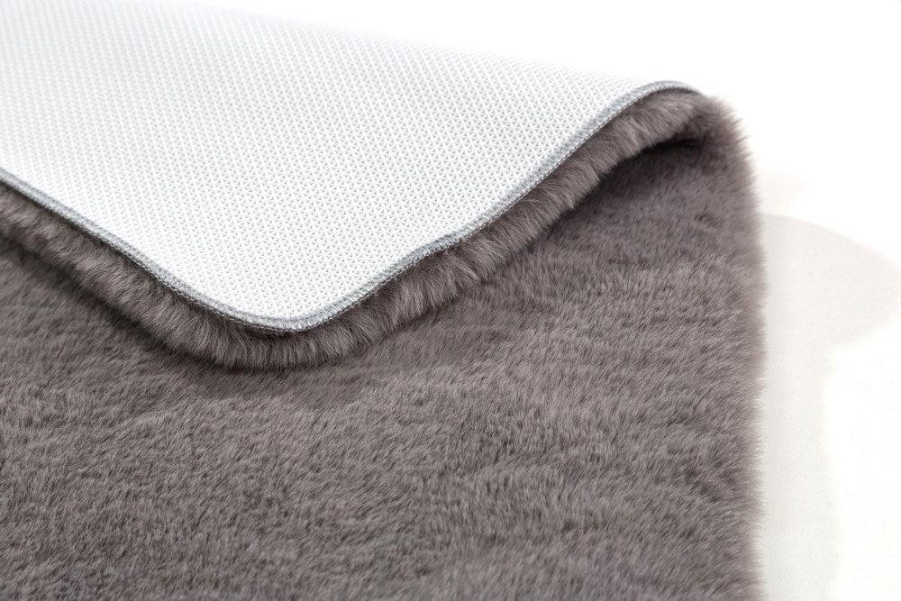 Arte Tappeti Tappeto Fiji Effetto Pelliccia Retro Gommato anti Scivolo - Varie Dimensioni - Passarelli Biancheria