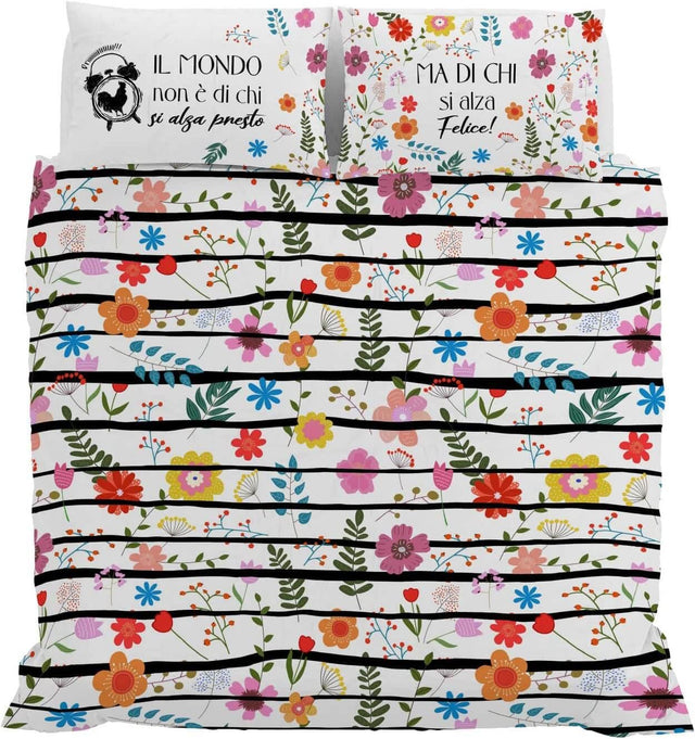 Fazzi Parure Copripiumino Matrimoniale Shine 15 D70 - Passarelli Biancheria