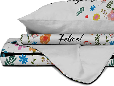 Fazzi Parure Copripiumino Matrimoniale Shine 15 D70 - Passarelli Biancheria