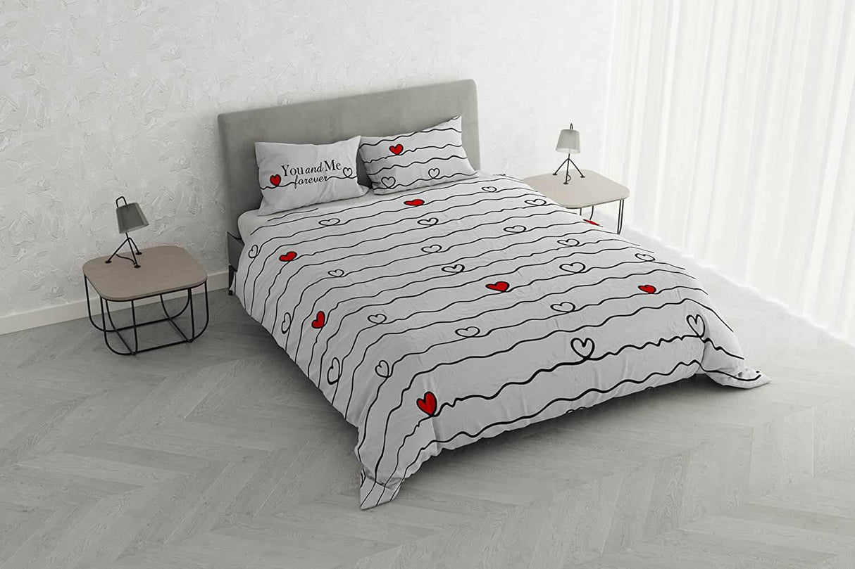 Fazzi Parure Copripiumino Matrimoniale Shine 2 D70 - Passarelli Biancheria