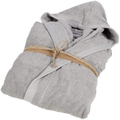 Fazzini Accappatoio Unisex con Cappuccio in Spugna di Puro Cotone Losanghe S58 - Passarelli Biancheria