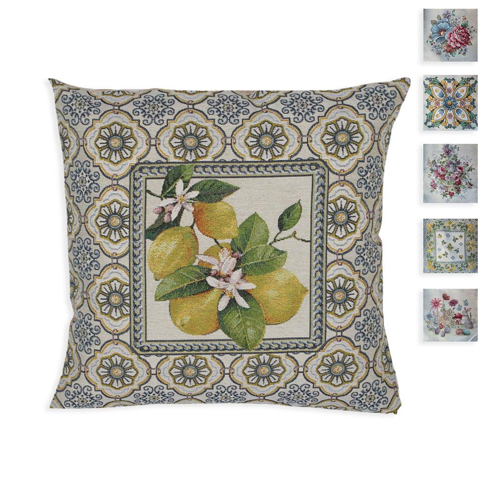 Federa Cuscino Arredo in Gobelin Piazzato S70 - Passarelli Biancheria