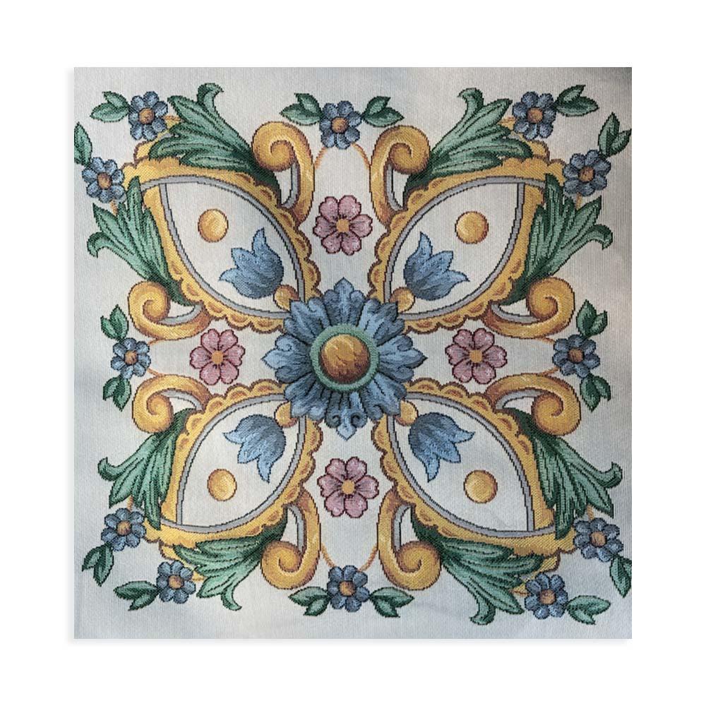 Federa Cuscino Arredo in Gobelin Piazzato S70 - Passarelli Biancheria