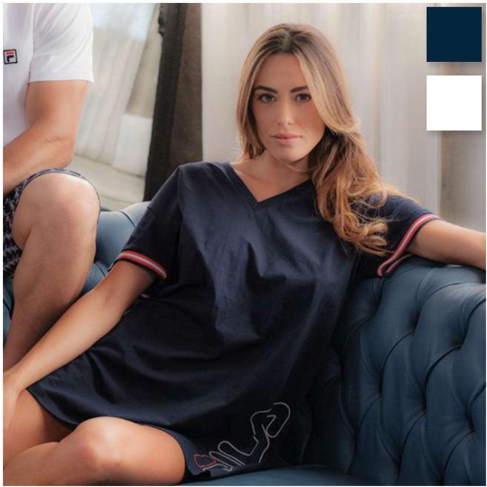 Fila Maxi Maglia Abito da Donna Maniche Corte FPS4047 S28 - Passarelli Biancheria