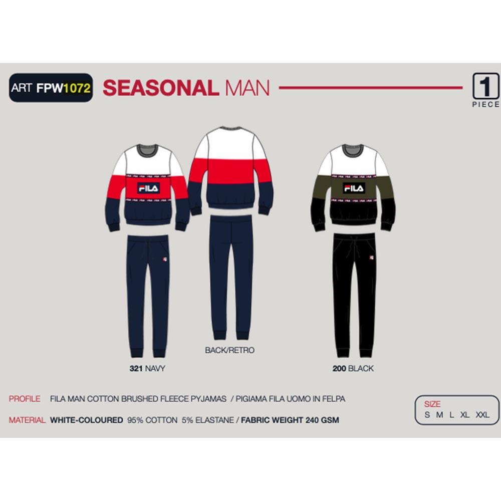 Fila Tuta Home Invernale da Uomo Seasonal Man FPW 1072 S74 - Passarelli Biancheria