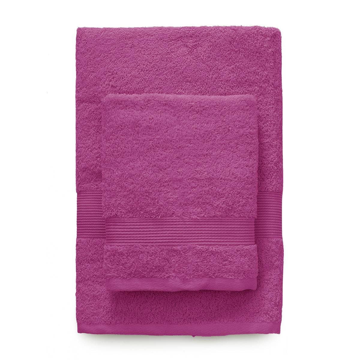 Zucchi Set Asciugamani 1+1 Solotuo di Cotone 560 gr/mq D18 - Passarelli Biancheria