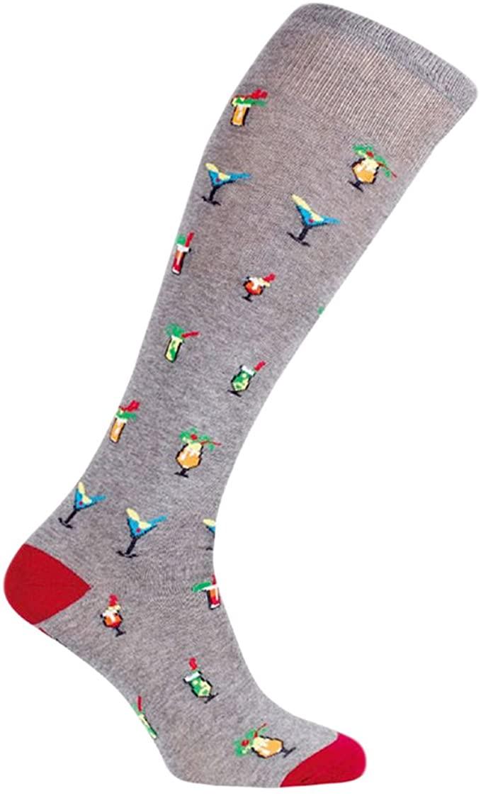 Officine Tessili Calza Lunga in Caldo Cotone disegno Cocktail OT20W18 S66 - Passarelli Biancheria