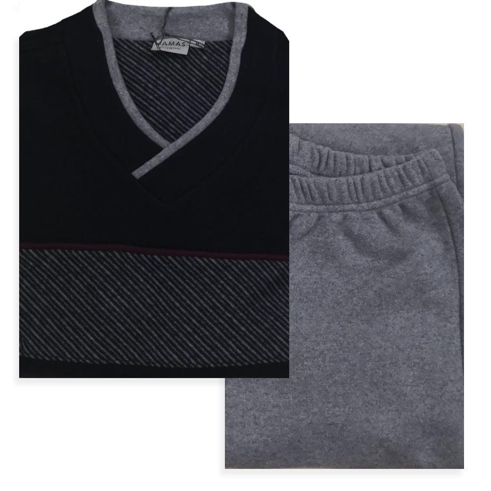 Jamas Pigiama da Uomo in Caldo Punto Milano IJ 2097 S56 - Passarelli Biancheria