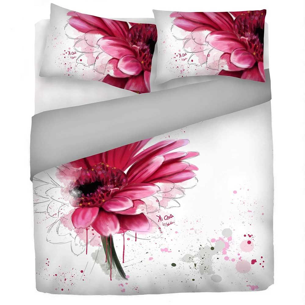 Kiosa Parure Copripiumino Matrimoniale in Cotone kio617 B66 - Passarelli Biancheria