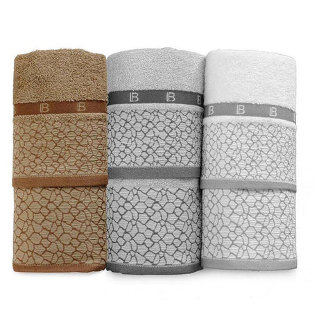 Laura Biagiotti Set Asciugamani 3+3 viso e ospite Michela S33 - Passarelli Biancheria