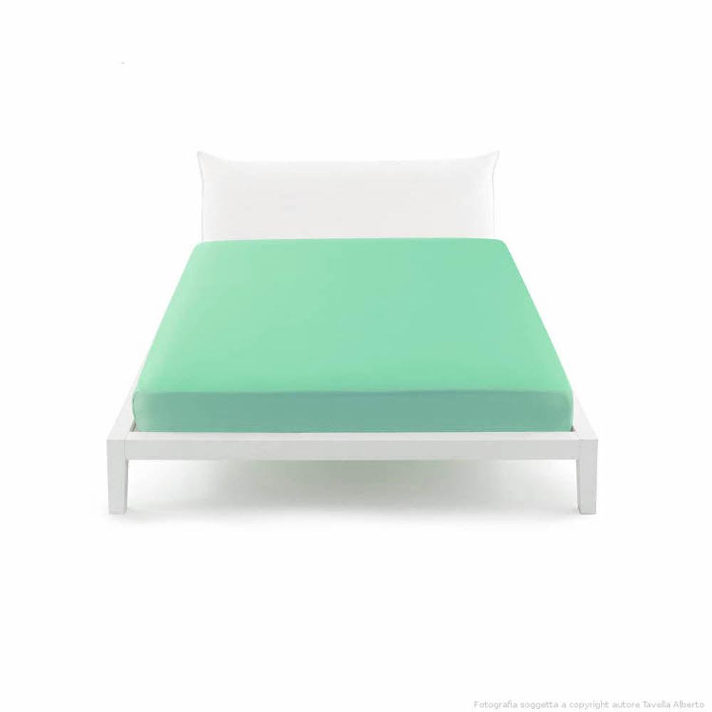 Bassetti Lenzuolo Sotto con Angoli in Cotone Tinta Unita - Varie Dimensioni - Passarelli Biancheria