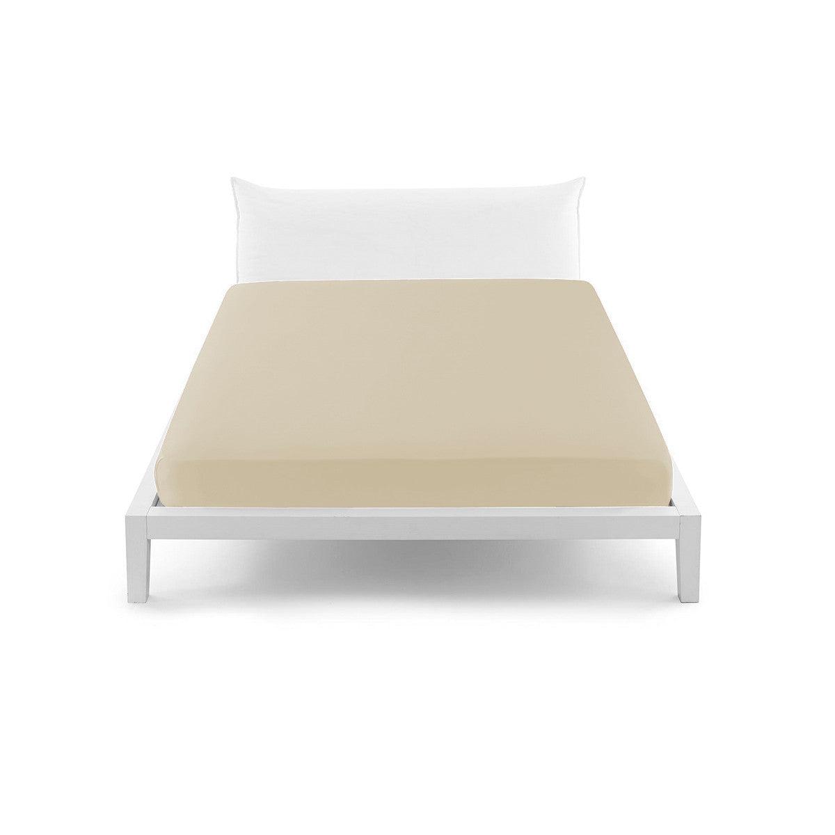 Bassetti Lenzuolo Sotto con Angoli in Cotone Tinta Unita - Varie Dimensioni - Passarelli Biancheria