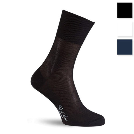 Lisle Calzino Corto Sanitario da Uomo in Filo LS007 S30 - Passarelli Biancheria