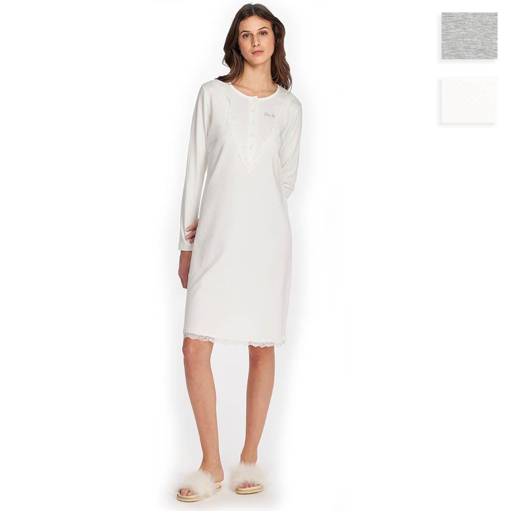 Liu Jo Camicia da Notte in Caldo Cotone DL0071 S60 - Passarelli Biancheria