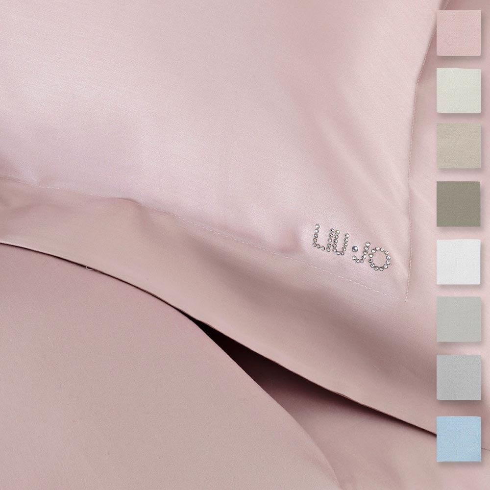 Liu Jo Completo Lenzuola Matrimoniale in Raso di Cotone Ninfea LL689B S185 - Passarelli Biancheria